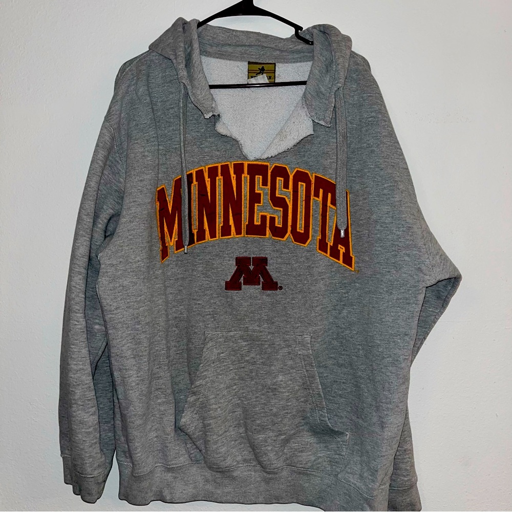 Minnesota gophers college hoodie vintage xxl